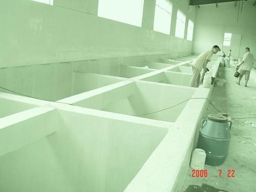 环氧树脂3布 玻璃纤维布 4涂一次贴成玻璃钢面层